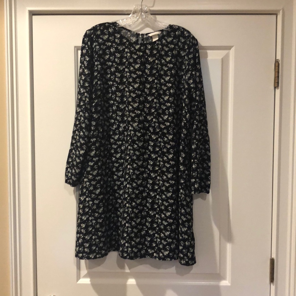 H&M Long Sleeve Mini Dress